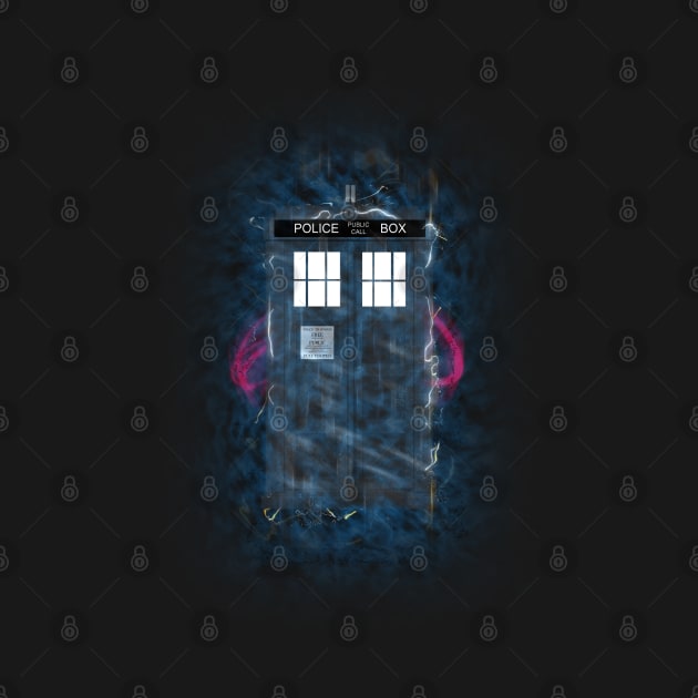 The Tardis Arrival by Boulinosaure