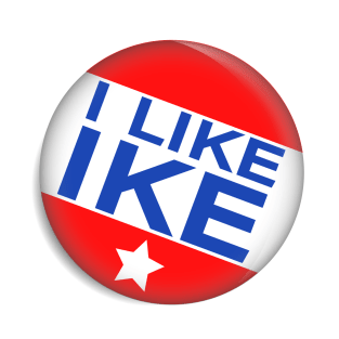 I Like Ike Button T-Shirt