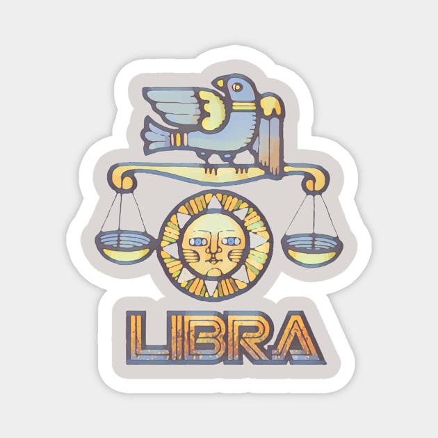 Libra Magnet by TeeLabs