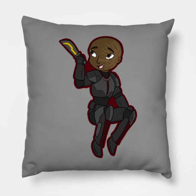 Chibi Wrecker Pillow by One Creative Ginger