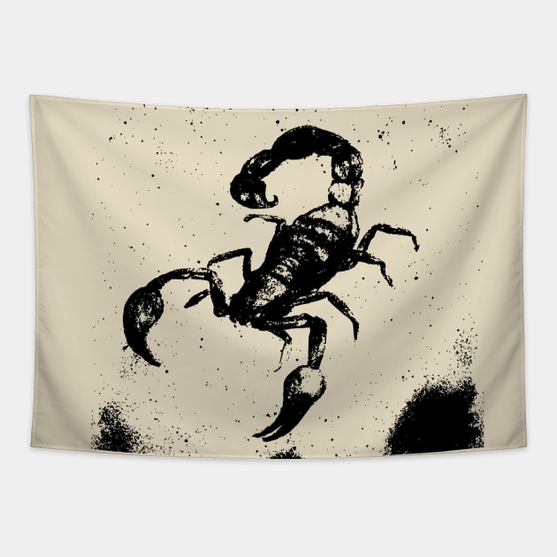 Scorpio zodiac design Tapestry by artbyluko