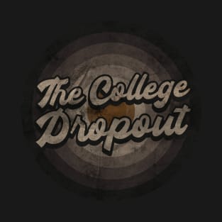 RETRO BLACK WHITE - The College Dropout T-Shirt