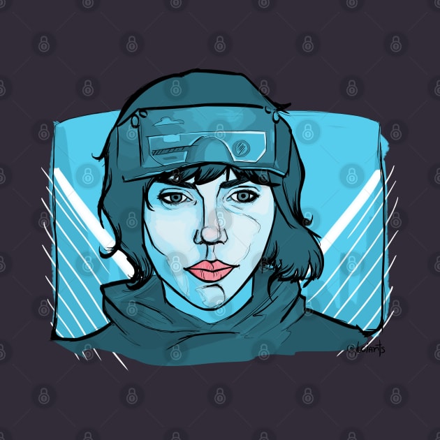 Major Johansson by @akaluciarts