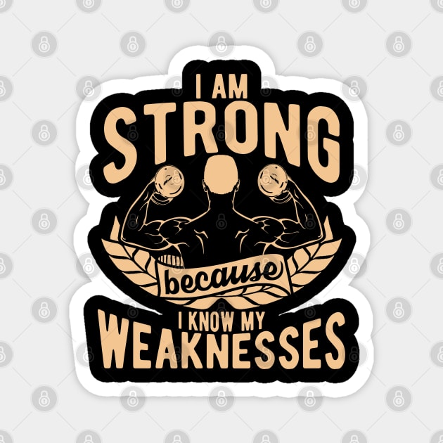 I Am Strong Magnet by JakeRhodes