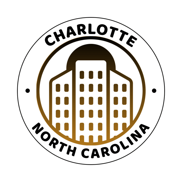 Charlotte, North Carolina by Mountain Morning Graphics