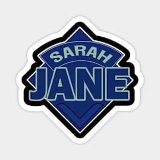 Sarah Jane Smith COMPANION - Doctor Who Style Logo Magnet