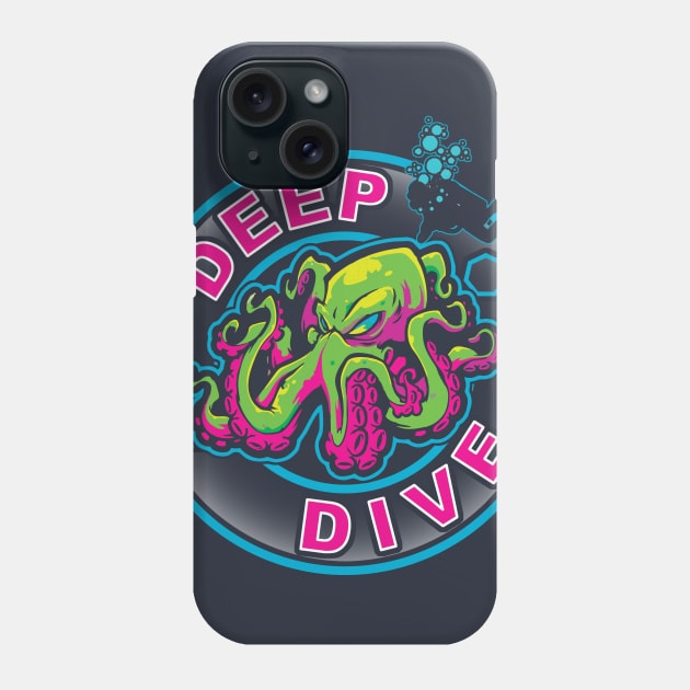 Deep Dive Phone Case by Digitanim8tor