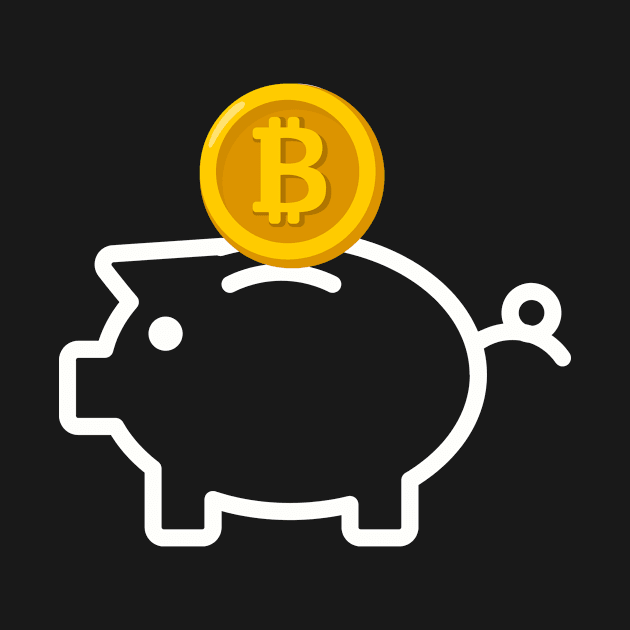 Bitcoin piggy bank by BelfastBoatCo