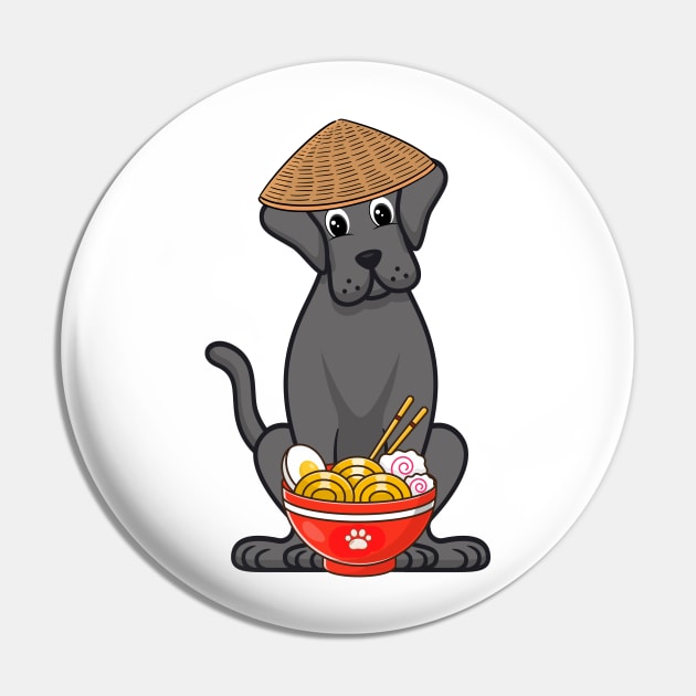 Funny big dog is eating noodles Pin by Pet Station