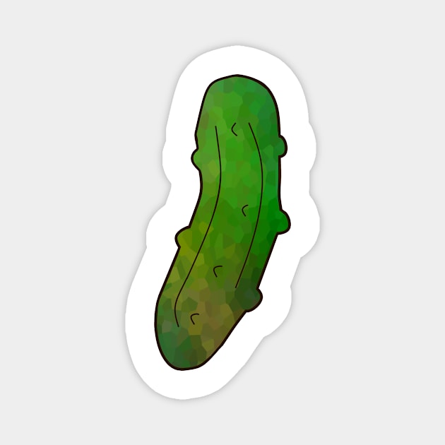 FUNNY Food Big Green Dill Pickle Magnet by SartorisArt1