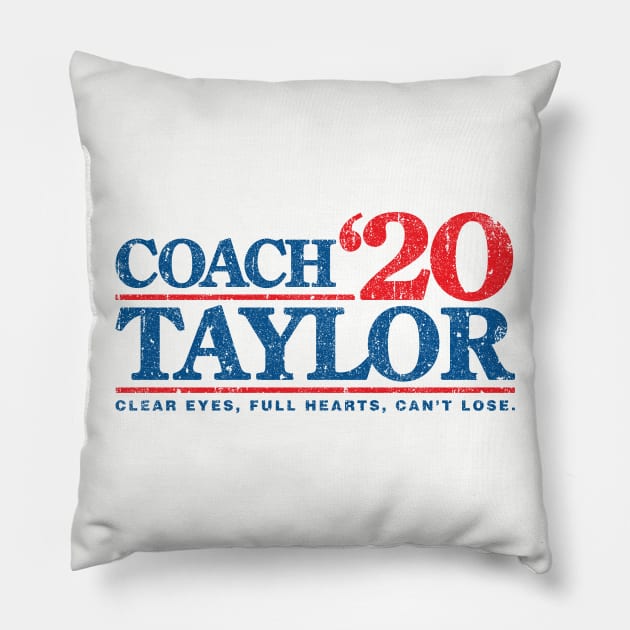 Coach Eric Taylor 2020 Pillow by huckblade