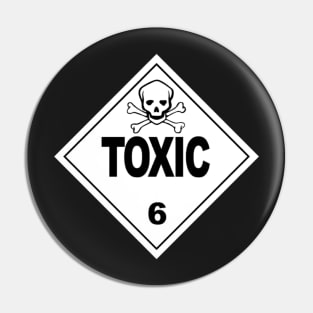 Toxic Warning Pin