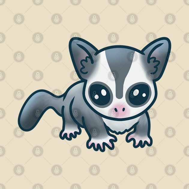 Cute Sugar Glider by mil.creates