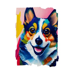 Cute Corgi Dog Portrait T-Shirt