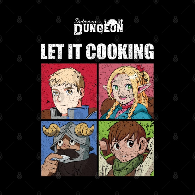 DELICIOUS IN DUNGEON: LEI IT COOKING (GRUNGE STYLE) by FunGangStore