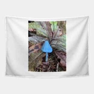 Blue  mushroom Tapestry