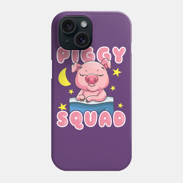 Piggy Squad Pigs Farm Animals Phone Case by E