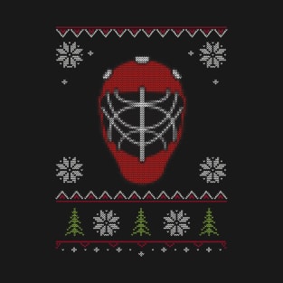 Ice Hockey Ugly Sweater Christmas T-Shirt