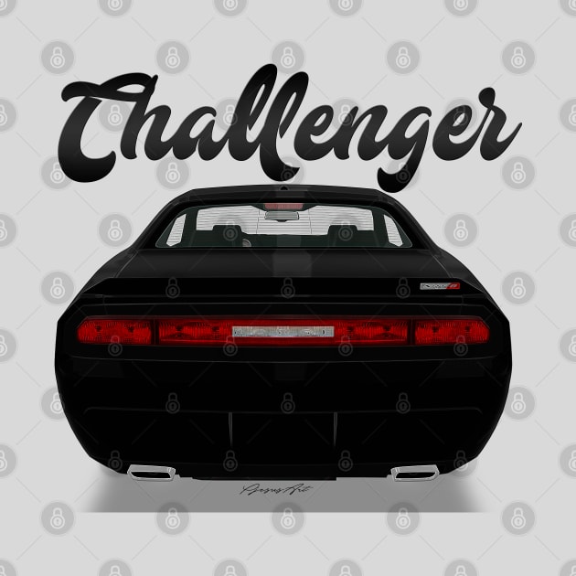 Challenger Srt-8 Black Back by PjesusArt