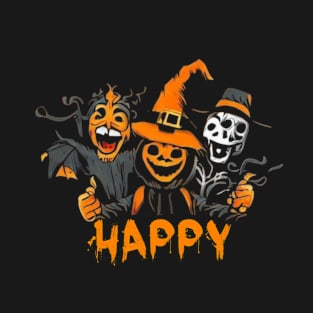 Best friends halloween happy T-Shirt