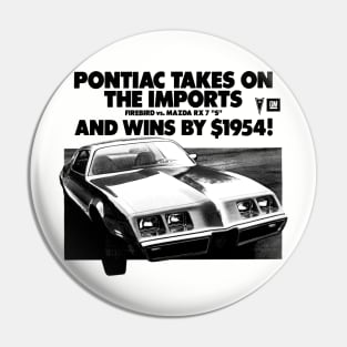 PONTIAC FIREBIRD - advert Pin