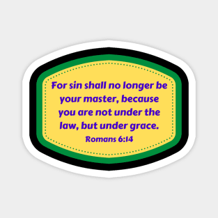 Bible Verse Romans 6:14 Magnet