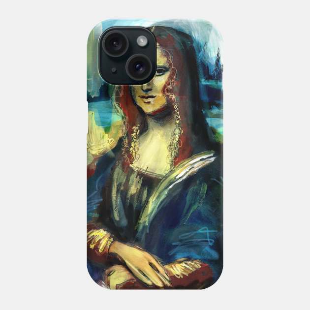 MonaLisa Phone Case by anadeestyle