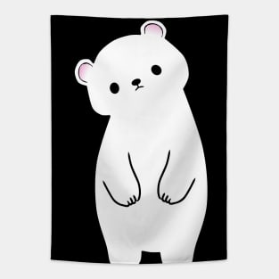 Cute Polar Bear Comic Tapestry