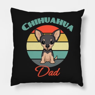 Chihuahua Dad Dog puppy Lover Cute Father's day Pillow