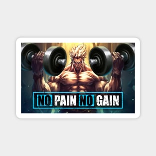 Gym Motivation Quotes - Anime Wallpaper Magnet