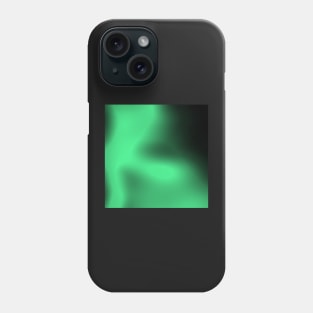 black to green gradient Phone Case