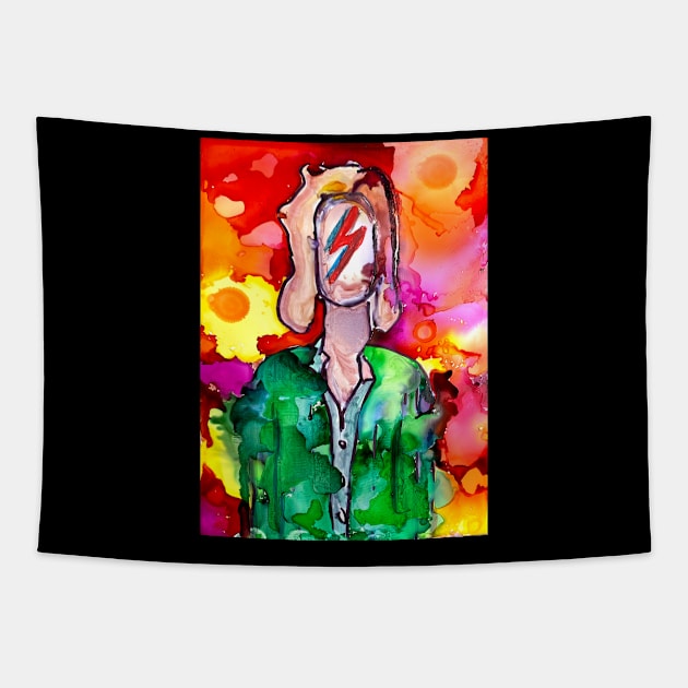 Ziggy Stardust Tapestry by ElSantosWorld