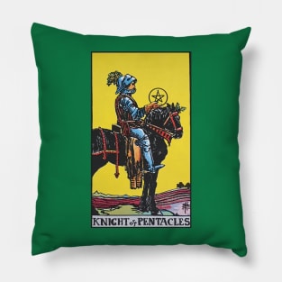 Knight of pentacles Pillow