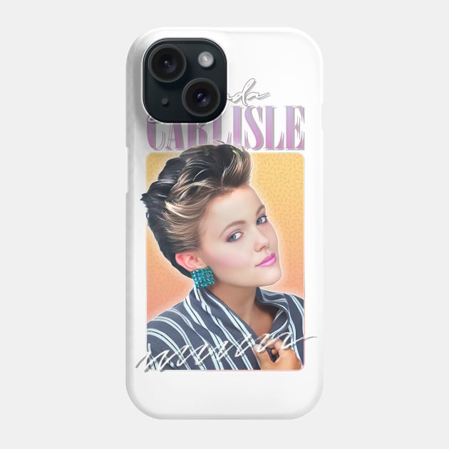 Belinda Carlisle -- 80s Aesthetic Fan Design Phone Case by DankFutura