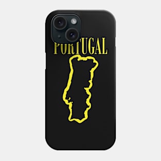 Vibrant Portugal: Unleash Your 90s Grunge Spirit! Phone Case