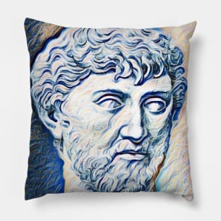 Lucretius Portrait | Lucretius Artwork 10 Pillow