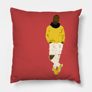 Man with yellow suit Pillow