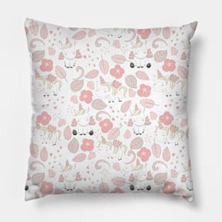 Pink unicorns Pillow