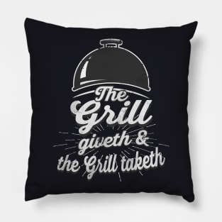 Funny Griller BBQ Quote Pillow