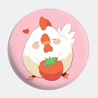 Cheery Chicken Gift: Tomato Treat Pin