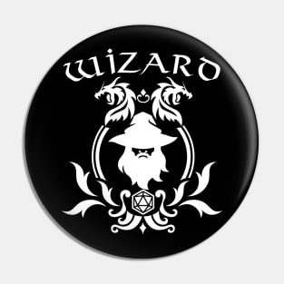 Dnd Wizard Class Symbol Print Pin