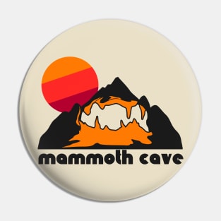 Retro Mammoth Cave ))(( Tourist Souvenir National Park Design Pin