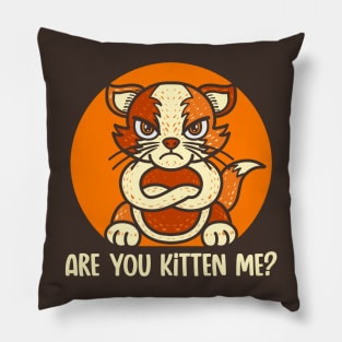 Are you Kitten me? Pillow