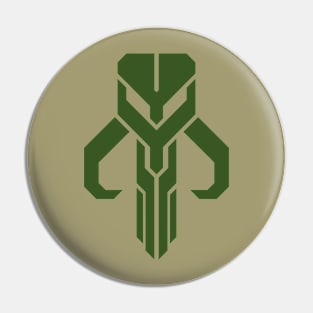 Mythosaur Geometric Emblem Green Pin