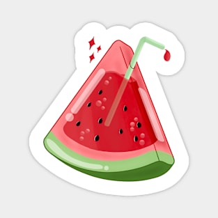 Watermelon Juice Magnet