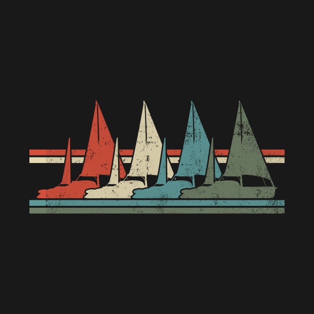 Sailboat Boat Sailing Vintage by KAWAIITEE