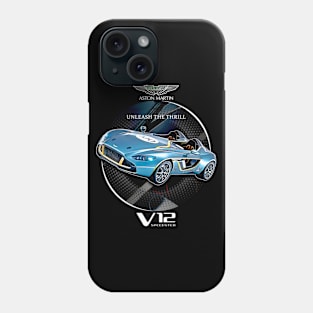 aston martin v12 speedster sport car Phone Case