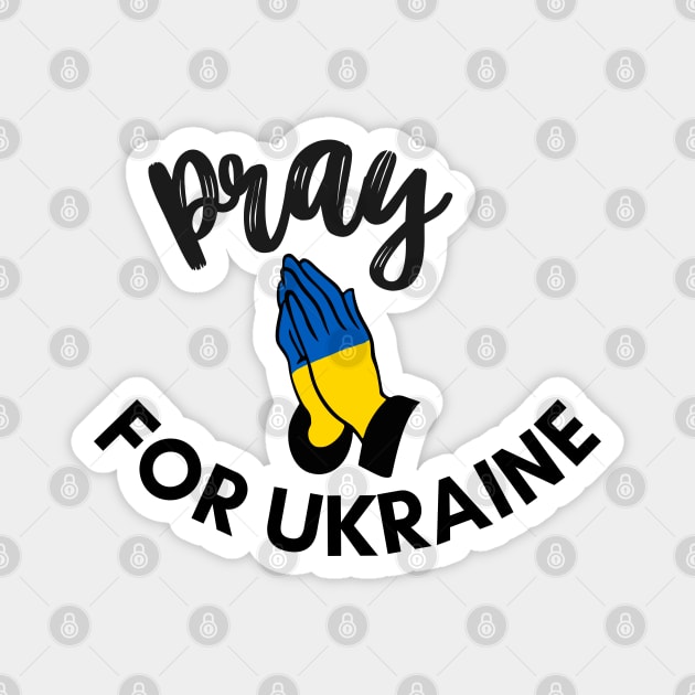 Pray for Ukraine Magnet by Jane Sun