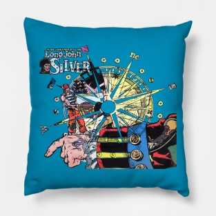 Long John Silver- Vintage Comic Pirate Tee Pillow