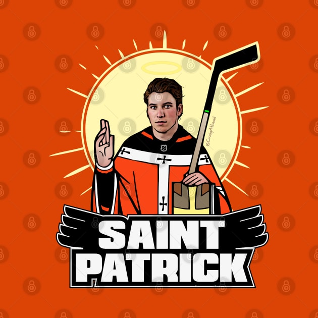 Philadelphia Flyers Saint Nolan Patrick by CraigAhamil